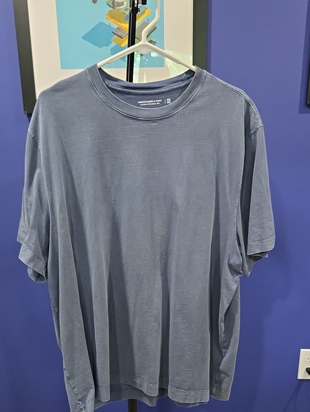 Avercrombie & Fitch Classic Polished Tee - Dusty Blue
